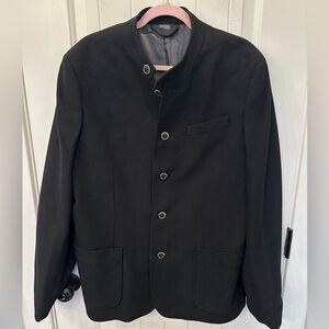 Kenneth Cole "Awareness" Men's XL Black Mandarin Collar Jacket